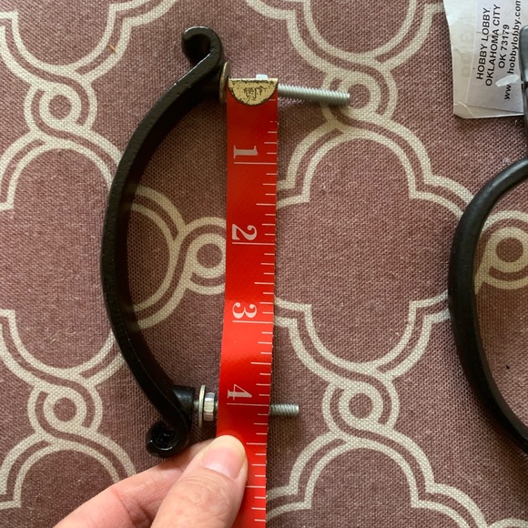 3 rustic metal handles - Picture 5 of 7